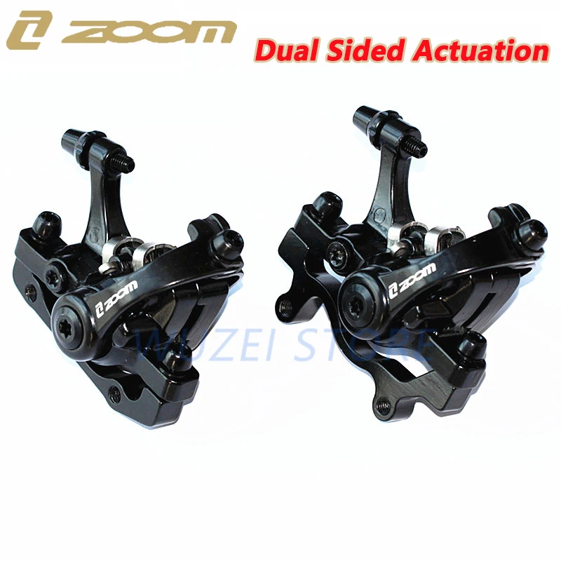 ZOOM MTB Road Bike Disc Brake Front & Rear Caliper dual sided actuation Disc Brake and 160mm rotor Mountain Bicycle Double Brake ZOOM MTB Road Bike Disc Brake Front & Rear Caliper dual sided actuation Disc Brake and 160mm rotor Mountain Bicycle Double Brake