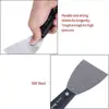 7PCS Putty Knives Set Flex Drywall Knife Paint Scraper Kit 7 Sizes Soft Grip Handle Carbon Steel Blade Canvas Storage Bag Includ 4