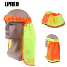 Защита от солнца Светоотражающая полоса шеи щит защитный шлем-каска Кепка солнцезащитный козырек Рабочая безопасность Лето высокая температура солнцезащитный козырек