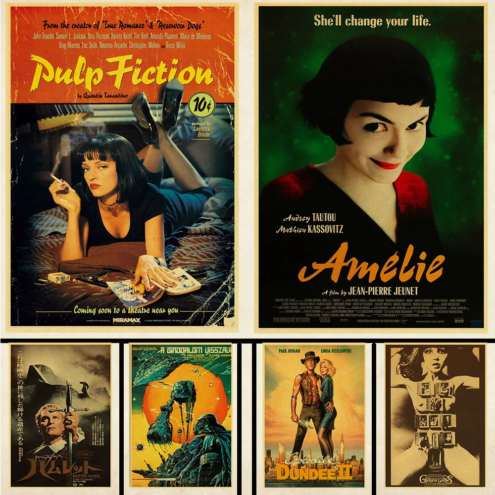 Классический Кино/кинопостер Amelie/leon криминальная Литература/фотобумажная