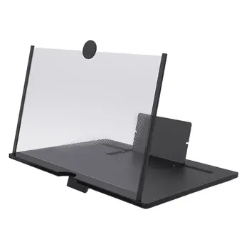 

12 inch pull-out mobile phone screen amplifier video desktop lazy folding bracket 10 inch pull-out amplifier