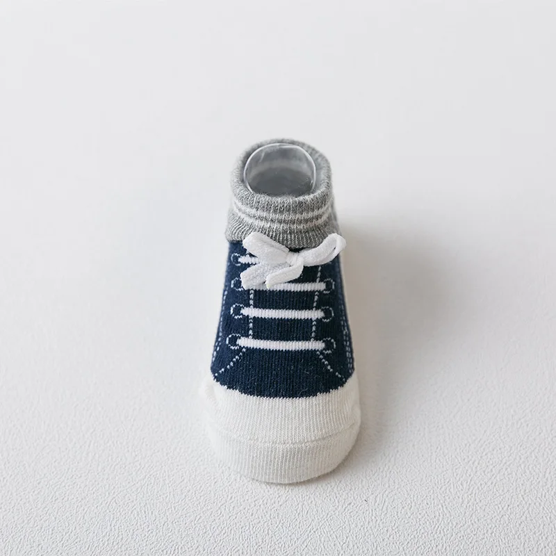 03 New Infant Baby Socks Newborn Baby Gift Cotton Non-slip Socks Children's Floor Socks Kids Fashion Home Slippers Baby Things - Цвет: 03