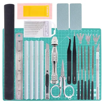 

43 PCS Model Tools Kit Modeler Basic Tools Craft Set Hobby Building Tools Kit for Gundam Car Model Building Repairing and Fixing
