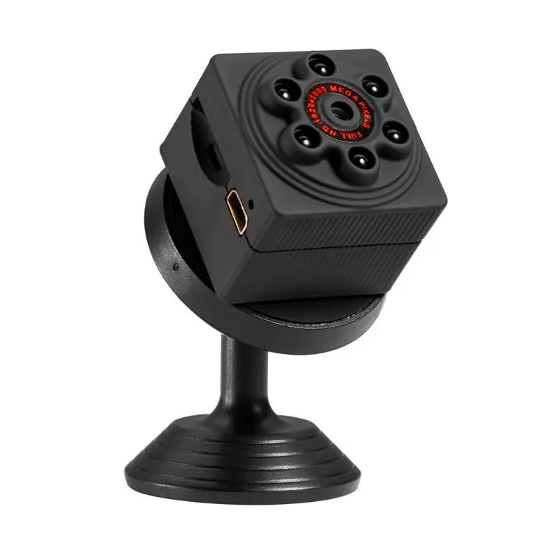 S1000 мини камера HD 1080P датчик движения ночное видение видеокамера 360 градусов DVR спортивный цифровой видеорекордер с обнаружением инфракрасного излучения Cam