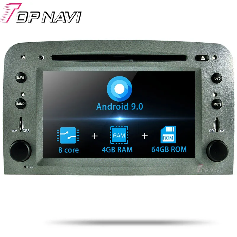 

Topnavi Android 9.0 Octa Core Car DVD Player For Alfa Romeo 147:2005- Alfa Romeo GT:2007- Stereo GPS Navigation Capacitive Radio