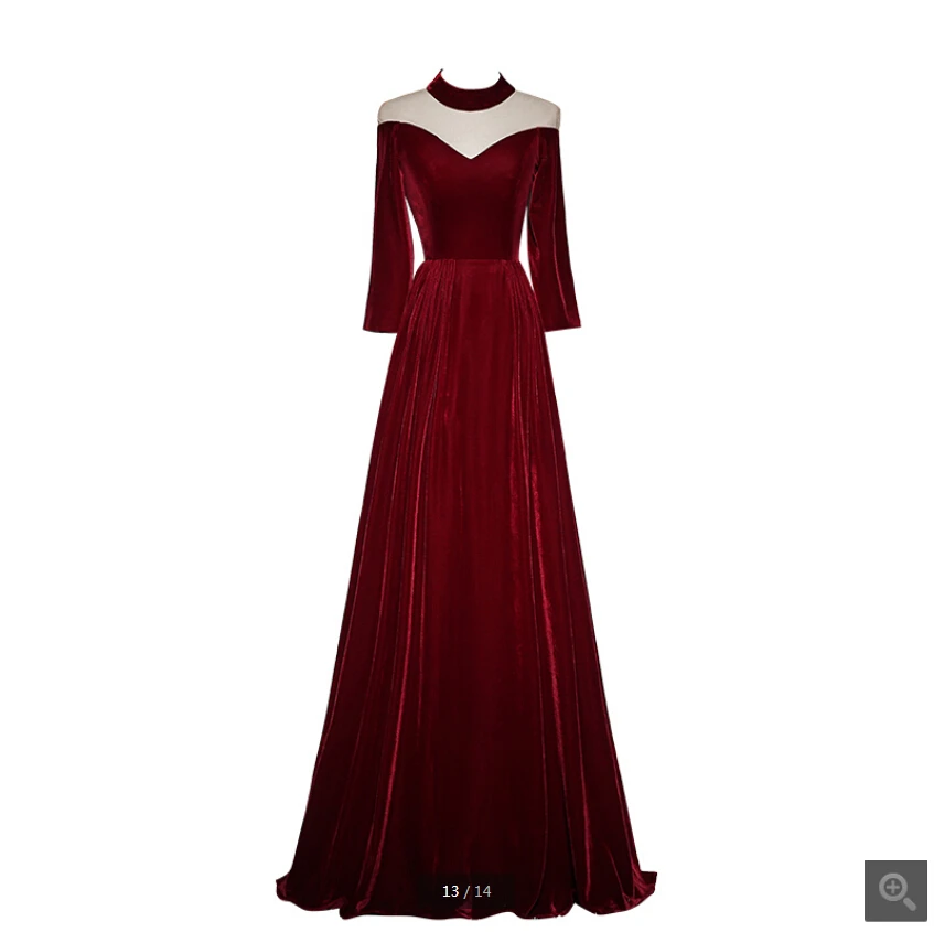 Vestido de festa винное бархатное ТРАПЕЦИЕВИДНОЕ ПЛАТЬЕ С Длинным Рукавом для выпускного вечера, сексуальное Элегантное Длинное Платье с открытой спиной для выпускного вечера, горячая Распродажа, вечернее платье