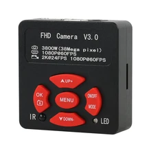 38MP 1080P 2K USB HDMI цифровое увеличительное стекло электронный микроскоп видео микроскоп камера с креплением для пайки печатных плат