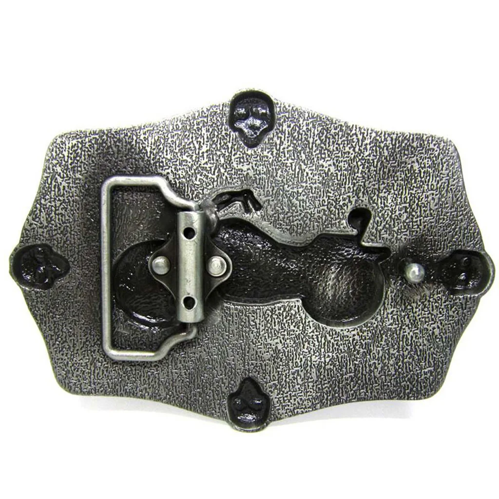 Vintage American Flag Heavy Metal Motorcycle Biker Rider Belt Buckle for Men