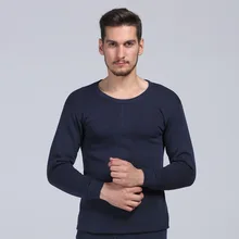 Мужское термобелье, комплект из 2 предметов, плотное бархатное нижнее белье с длинными рукавами, мужские кальсоны, теплая одежда для холодной зимы, 3XL 4XL