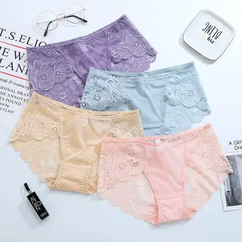 

Sexy Underwear Women Lingerie New Panties Underwear Mid-rise Ladies Briefs Lingerie Cute Panties