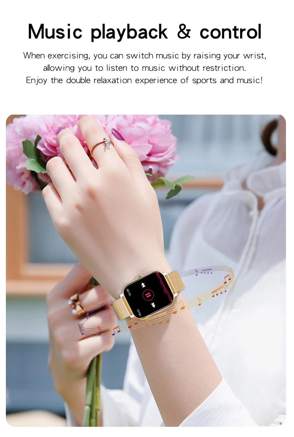 For Xiaomi Samsung Android Phone Reloj Inteligente Mujer Custom Dial Smart watch Women Bluetooth Call 2021 Smart Watch Men +Box