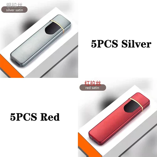 Combination F 10 шт./лот USB мини-сигарета электрическая зажигалка сенсорная для курения кальян электронные сигареты зажигалки гаджеты для мужчин - Цвет: Combination F
