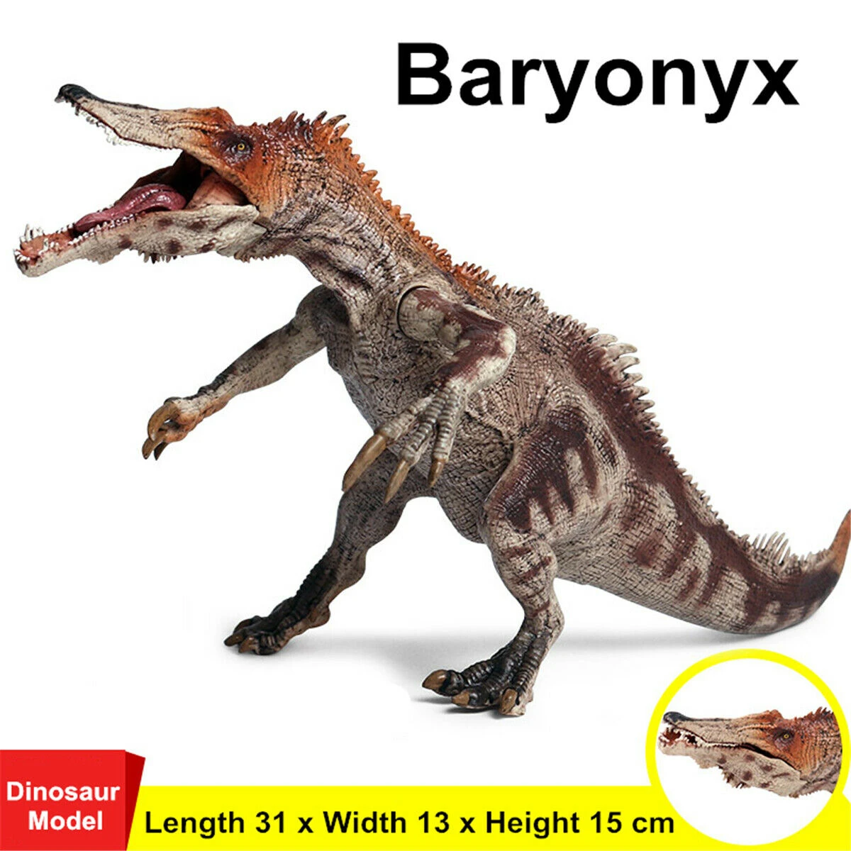

Baryonyx Model Bruyonyx Figure Dinosaur Figure Animal Collector Decor Educational Toys Decoration Kid Birthday Gift