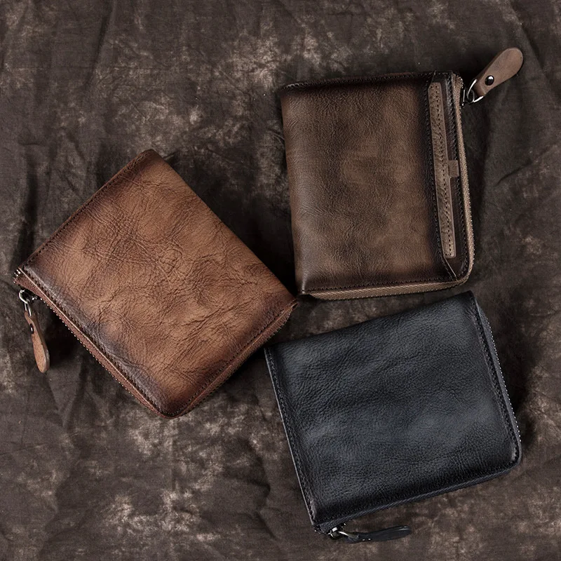 

Leather Wallet Long Fashion Clutch Bag Simple Clutch Cross Leather Wallet