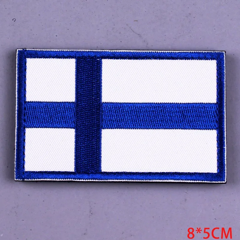 Prajna Hook&Loop Tactical Patches Armband Embroidered Army Badge For Clothing Bag Military Country Flag Hook Loop Applique DIY F