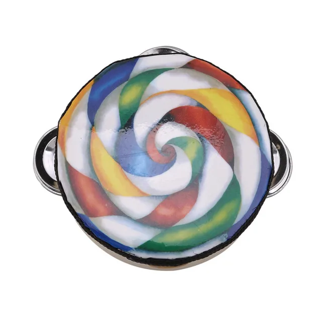 Carl  Percussion Instrument 4/ 6 Inch Lollipop Drums Music Teaching Aid Musical Toys 4