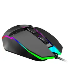 A902 USB Wired Optical Backlit Mouse Gamer 4 Button 1200DPI Ergonomics RGB Gaming Mouse Portable USB Wired Game Mice