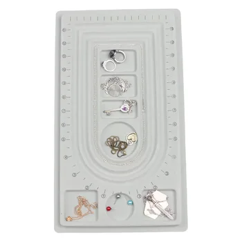 

Flocked Bead Board Bracelet Beading Jewelry Organiser Tray DIY Craft Tool