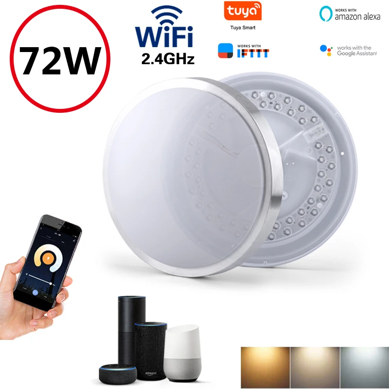 Smart LED светильник Современный интеллигентая (ый) крытый ing 72W фары для Wi-Fi/APP