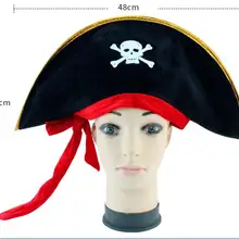 Череп красная веревка Хэллоуин личность Пиратская шапка Повседневная волна вечерние унисекс косплей шляпа-колпак
