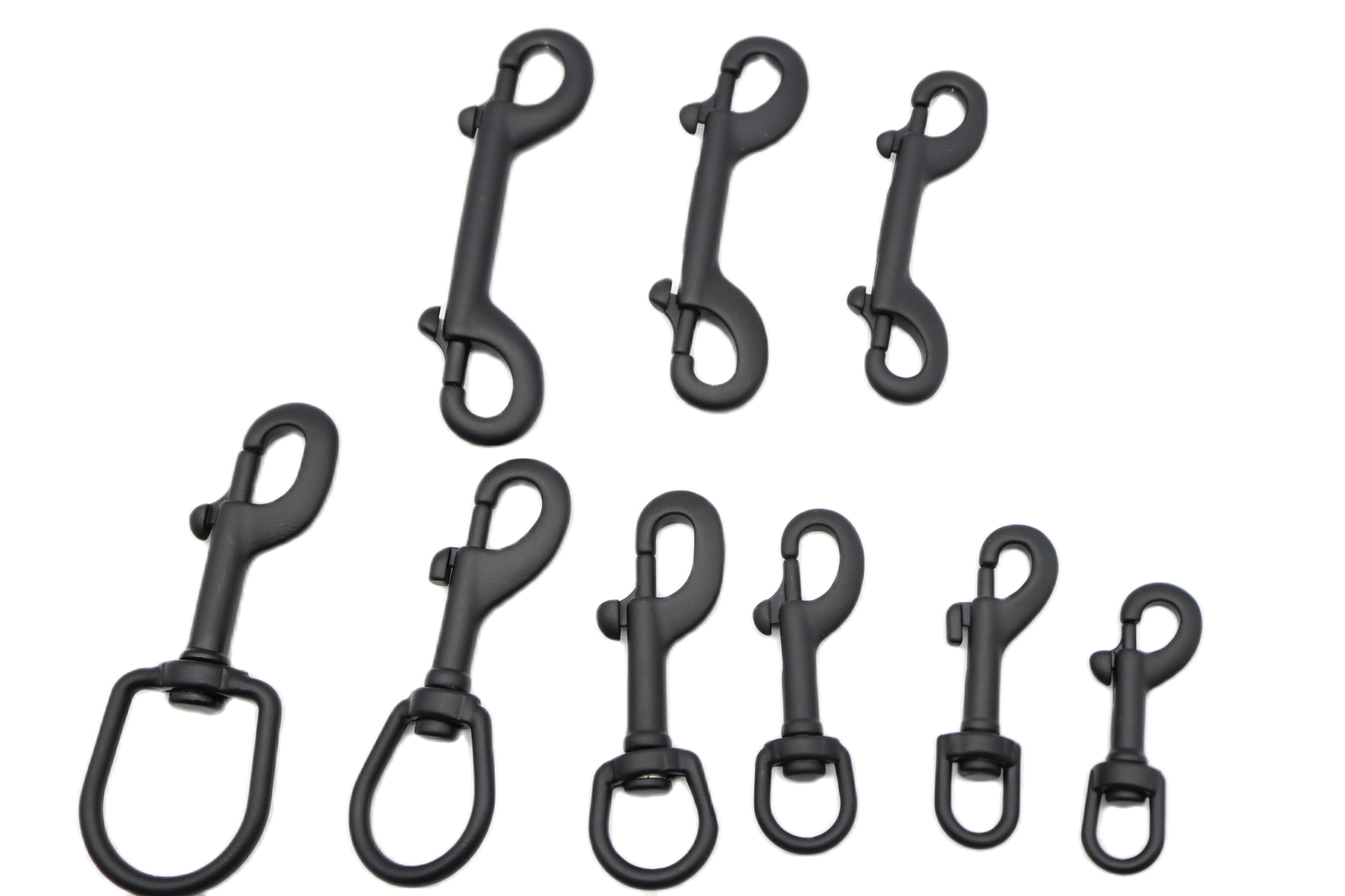 Black bcd 316 single and double hook 65/120MM Stainless Steel Bolt Snap Hook Clip Diving Hook BCD Accessories Diving Equipment