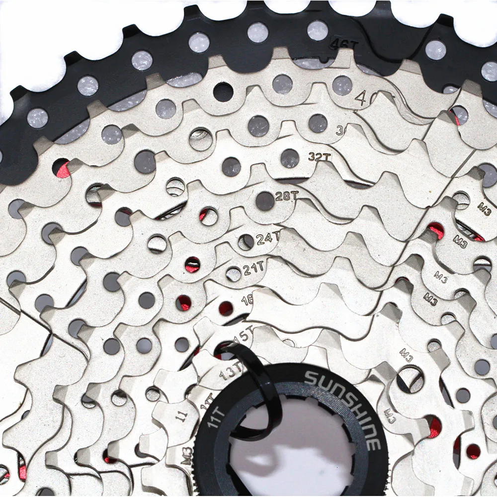 11-46T кассета 11 скоростей MTB велосипед свободного хода маховик велосипедная Шестерня Cassete 11 велоцепных звездочек для Shimano Slx M7000 SUNSHINE