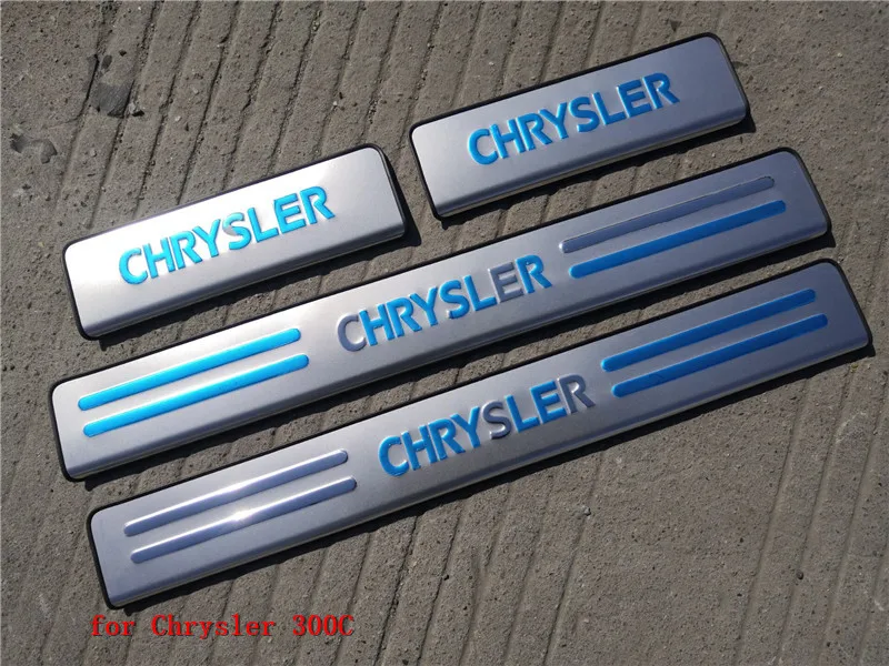 Для Chrysler 300C 2011-2015 боковые пороги из нержавеющей стали высокого качества накладка