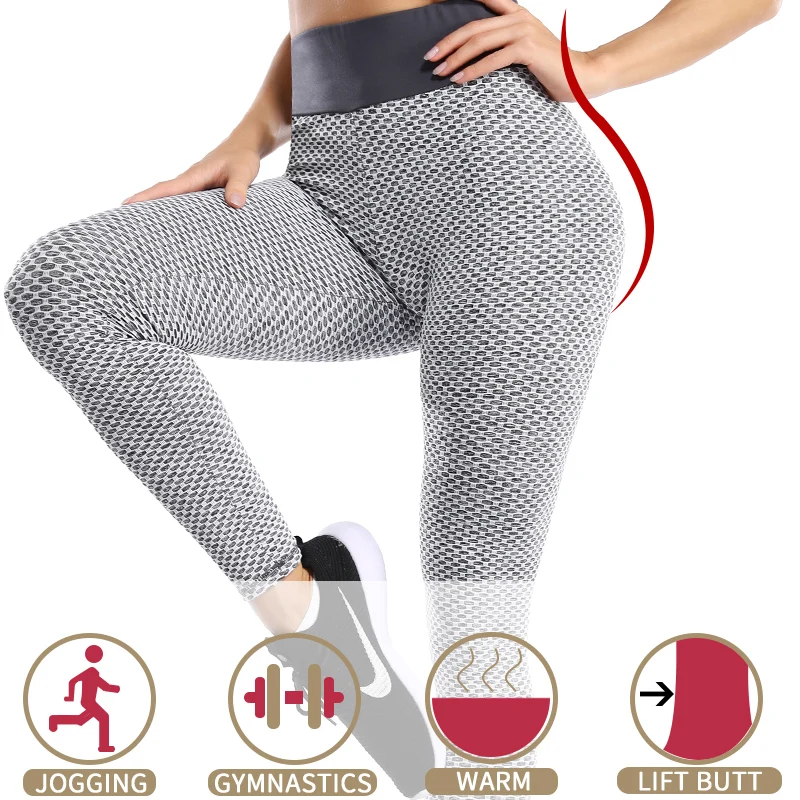 Seamless Fitness Women Yoga Leggings Push Up Gym Fitness High Waist Workout Leggings Fashion Patchwork Print High Waist Pants