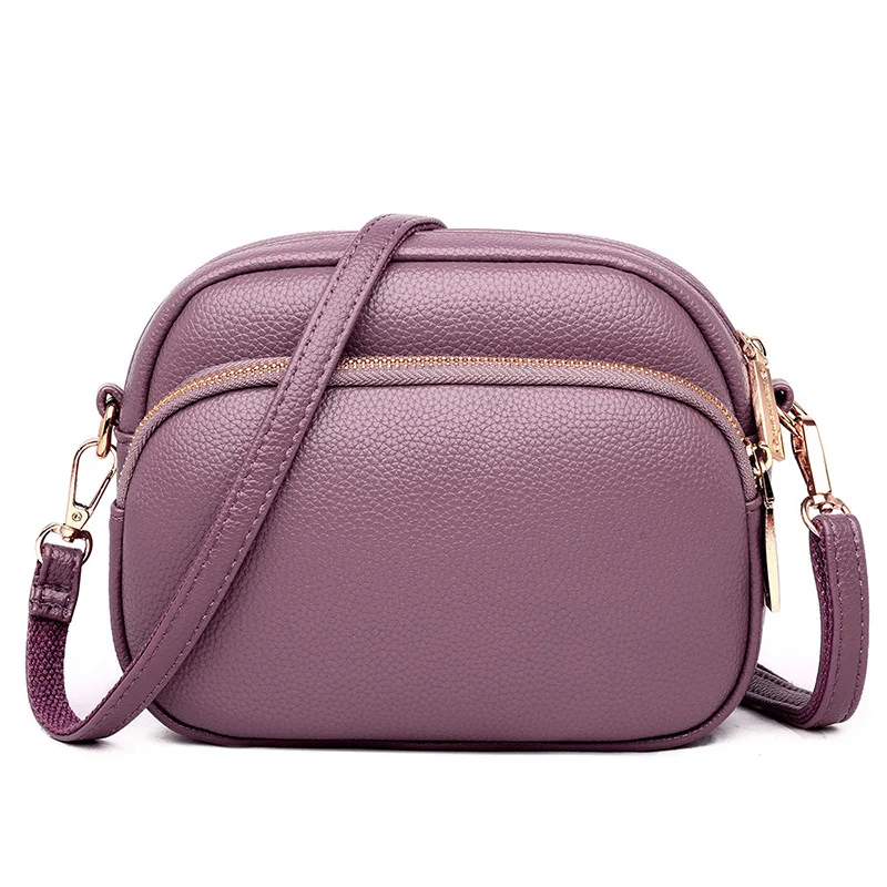 

2019 New Style Shell Bag Women's Genuine Leather Crossbody Bag Korean-style Mini Small Shoulder Bag Simple Versatile Mobile Phon