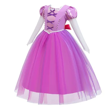 

Cute Girls Rapunzel Sofia Princess Costume Halloween Cosplay Clothes Toddler Party Role-play Kids Fancy Dresses For Girls