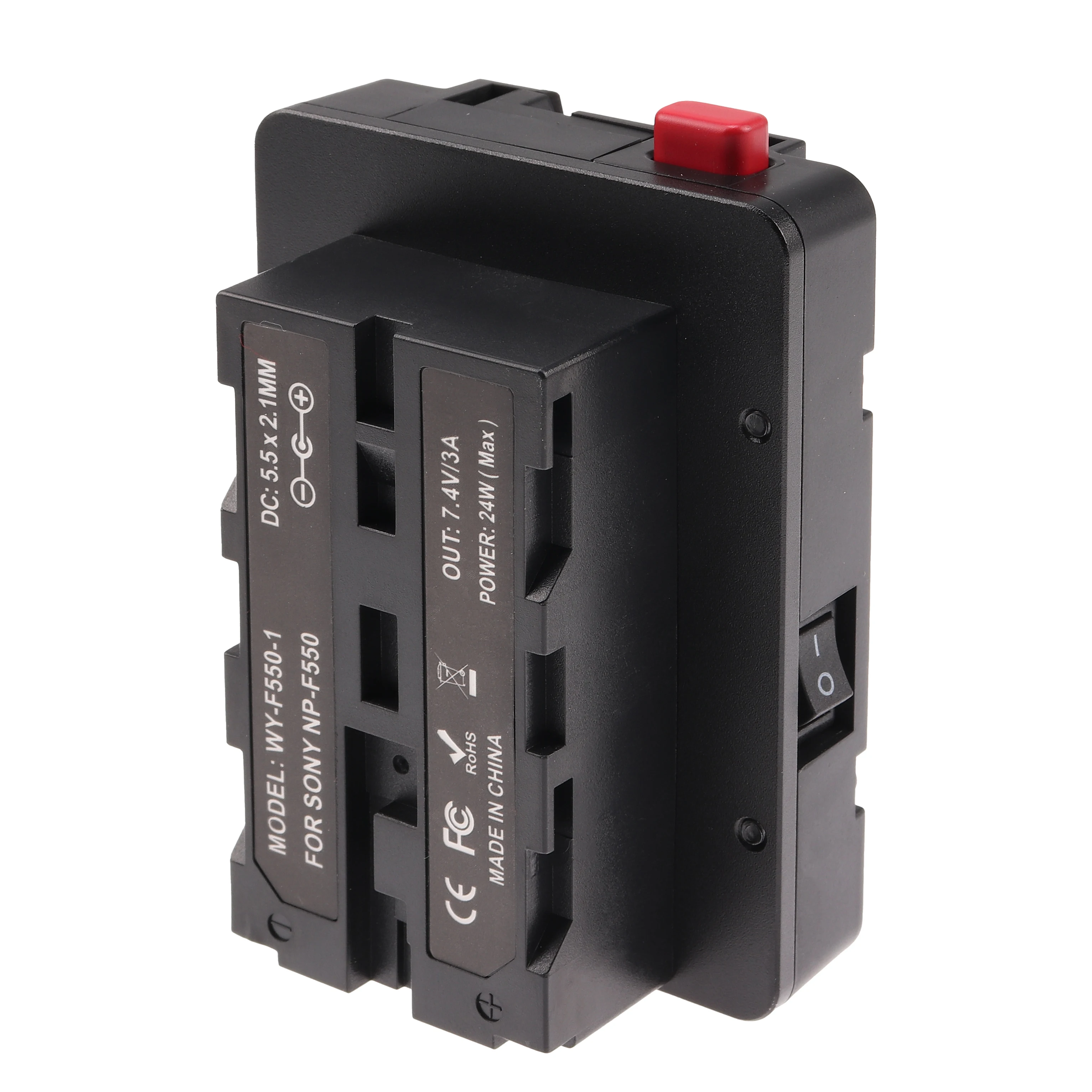 Fotga-placa de Montagem em v para Câmeras Adaptador de Placa de Bateria tipo Toque d com Trava em v para Câmeras de Monitores - Image 2