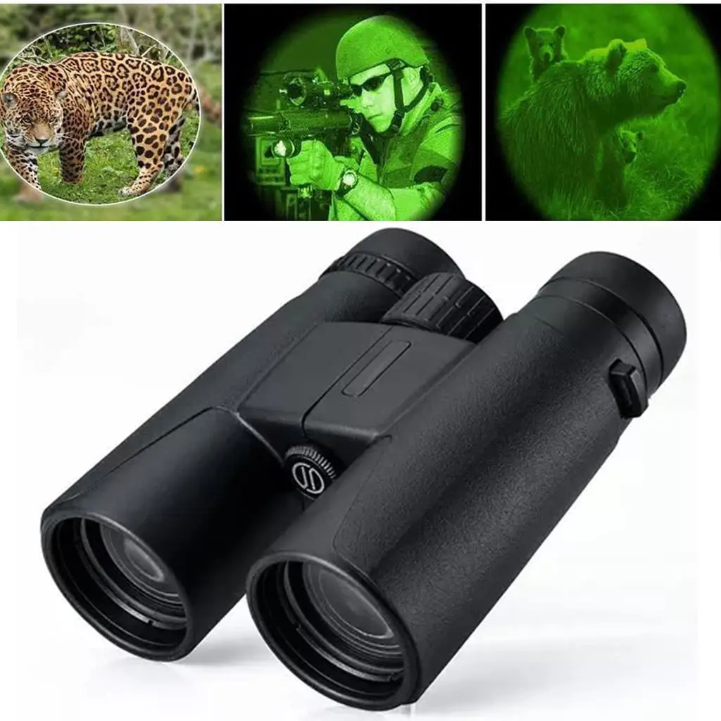 Professional HD Binoculars 10 x 42 Hunting Concerts Telescope Low Light