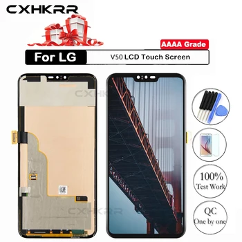 

CXHKRR Original OLED For LG V50 LCD Without Frame 6.4" V50 ThinQ 5G LCD Display LCD Touch Screen Digitizer Assembly Replacement
