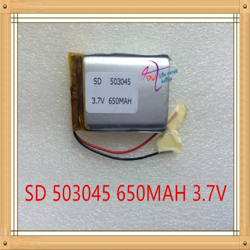 Liter energy battery 3.7V polymer lithium 503045 053045 MP4 MP5 MP3 Bluetooth audio 650MAH | Компьютеры и офис