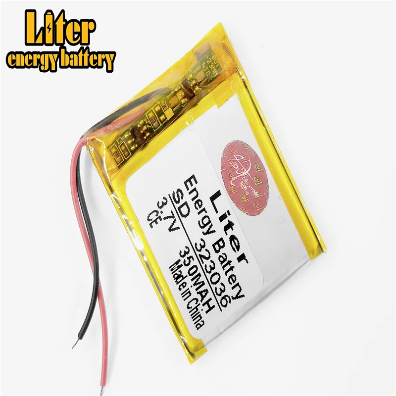 MP3 MP4 MP5 MP6 GPS мобильный телефон PSP батарея 323036 3 7 V 350mAh литий полимерные батареи из