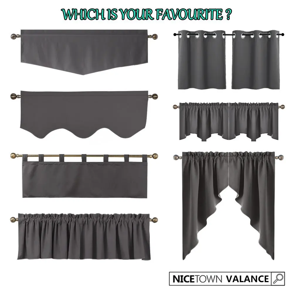 1 пара затемняющие шторы для кухни|swag valance|valances for kitchenswag swag |