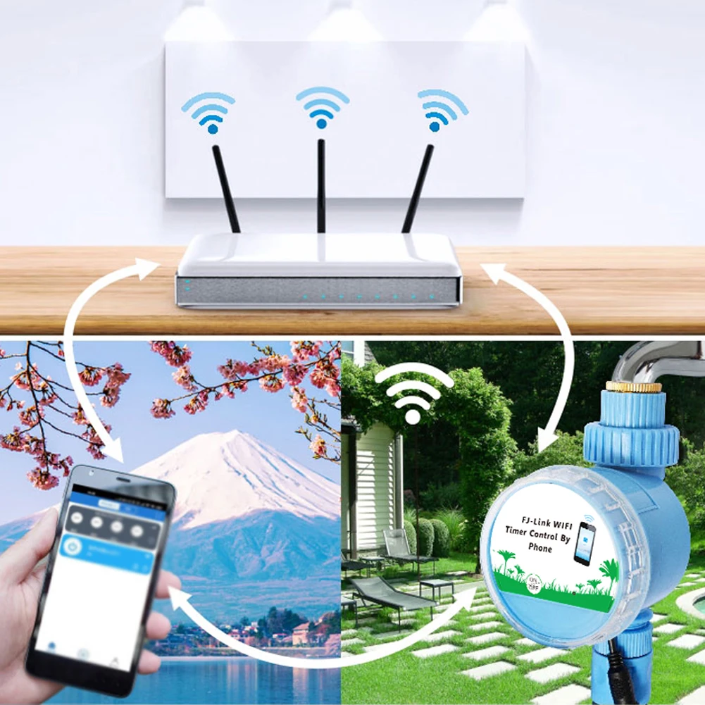 Fujin intelligent WiFi controller automatic watering device can be widely used simple to operate self watering kit