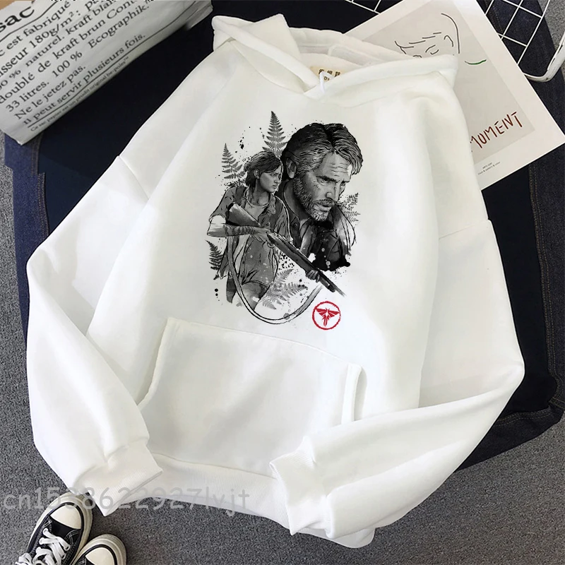 

Last of Us Joel and Ellie Unisex Winter Couple Sweatshirt Cute Avocado Print Hoodies Fashion Streetwear Pullovers Coats