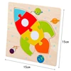 15*15cm bébé jouets en bois Animal/circulation Puzzle pour les tout-petits 1-3 ans garçons et filles apprentissage précoce jouet éducatif cadeau ► Photo 3/6