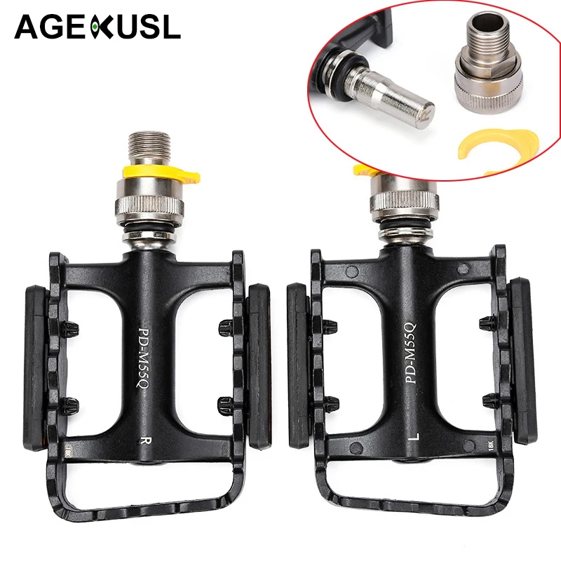 

TWTOPSE PRO Quick Release Bicycle Pedal For Brompton Folding Bike Pedals EZY System Reflective Anti-slip Durable MKS Birdy Pedal