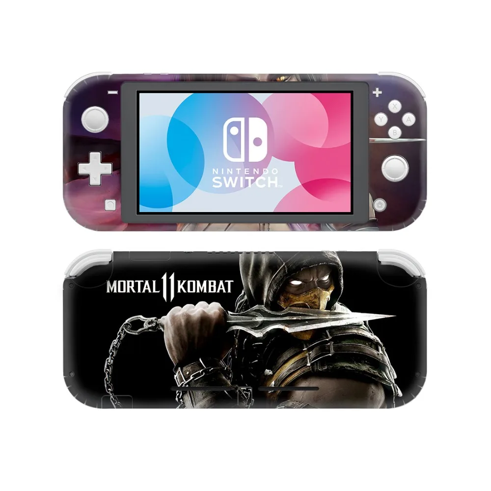 Mmoral Kombat 11 наклейка на кожу для nintendo Switch Lite Защитная консоль чехол Joy-con NAND Switch Lite NSL наклейка на кожу