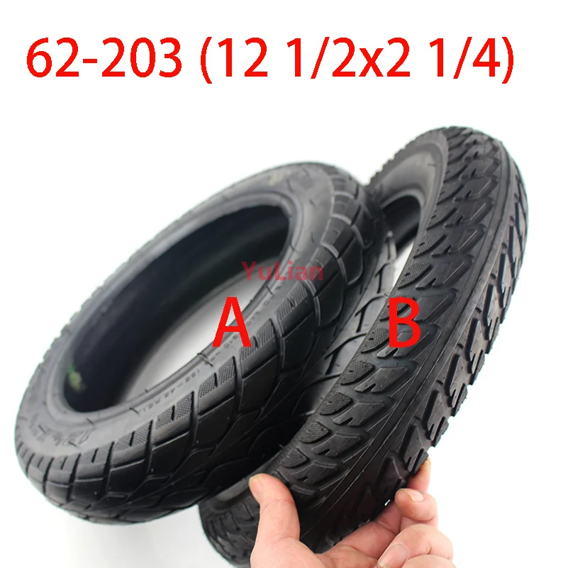 12 1/2x2 1/4 62-203 bike folding electric scooter wheel tire 12 inch tyre inner tube fits Many gas scooter E-bike 12x2.125 tyre