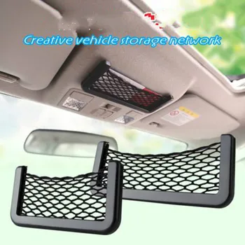 

For Toyota Corolla Rav4 Chr Avensis Yaris Prius Car Seat Back Storage Net Bag Phone Holder Auto Car Seat Mesh Organizer Pockets
