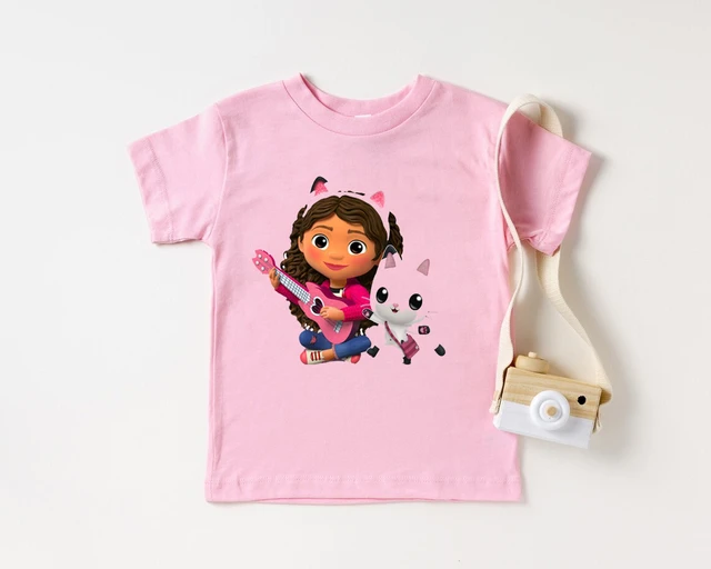 Newly girls t-shirts funny cartoon Gabbys Doll House graphic print cute  kids clothes pink tshirts summer aesthetic girls clothes _ - AliExpress  Mobile