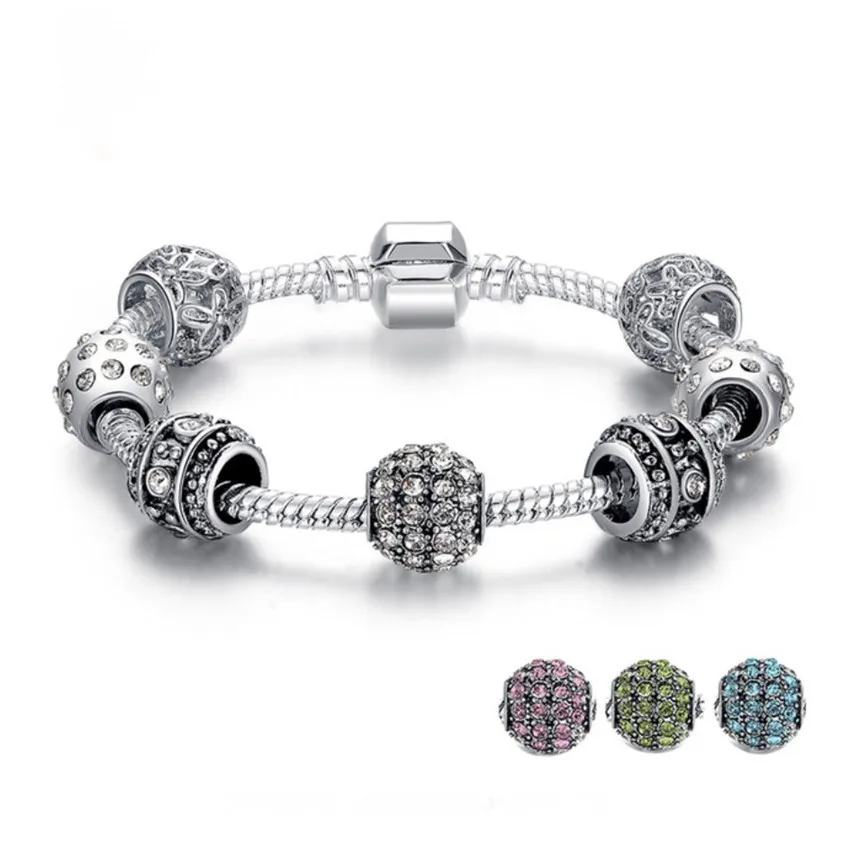 

ATTRACTTO Unique Zirconia Bracelets&Bangles For Women Jewelry Crystal Bracelet Charm Flower Friendship Bracelet SBR190318