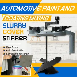 Mixing Mate Paint Can Coperchio Maniglia senza disordine Miscelatore per vernice Correzione per mescolare Versare Vernice per negozi Miscelazione Colore liquami Copertura Agitatore Strumento e spray per lo scarico