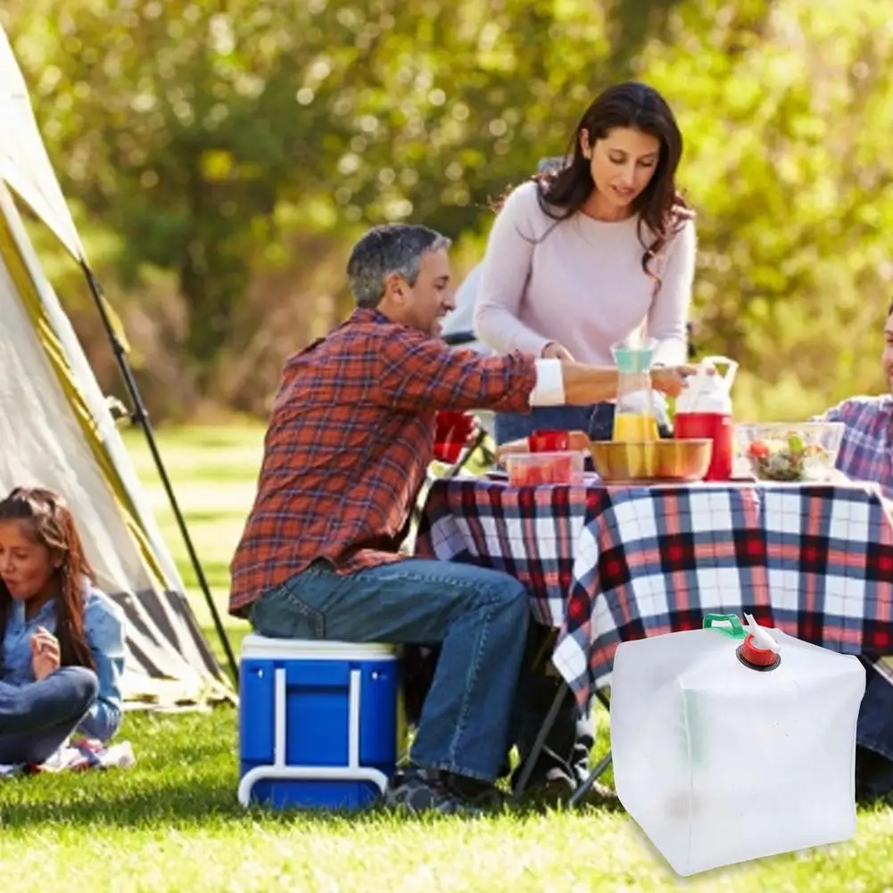 sacos de água dobrável portátil beber acampamento