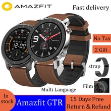 Global version huami amazfit gtr 47mm smart watch with GPS 24-Day battery life sport watch 5ATM waterproof Swimmingwatch Global version huami amazfit gtr 47mm smart watch with GPS 24-Day battery life sport watch 5ATM waterproof Swimmingwatch