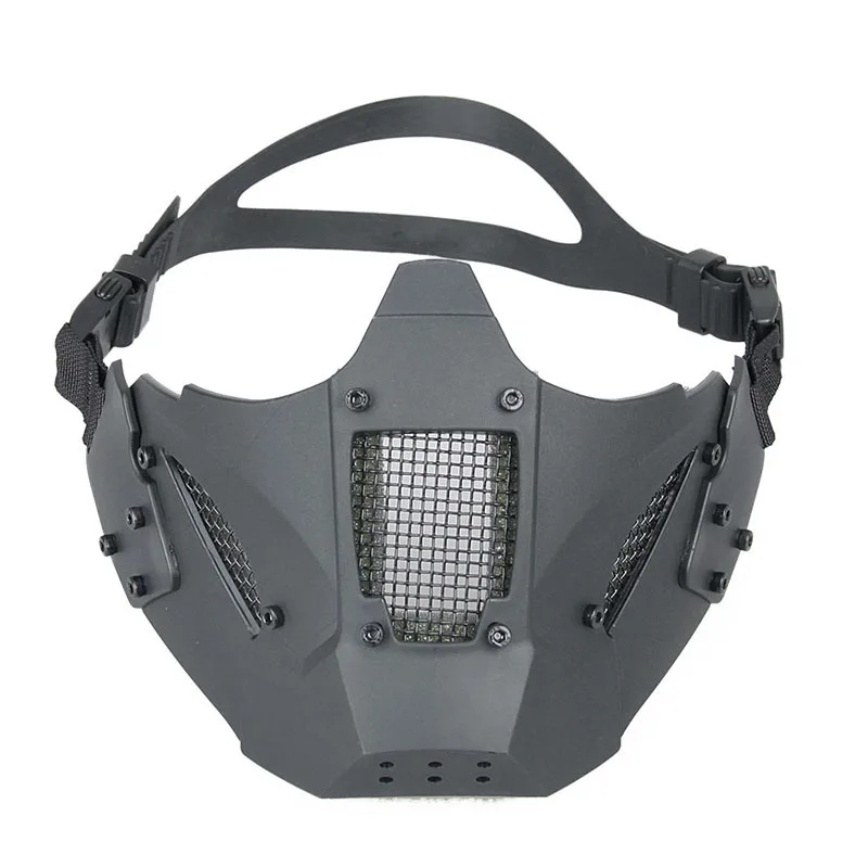 Coyote, уличная тактическая маска для ухода за лицом, стальная сетка, защитная маска, против удара, косплей, боевое защитное оборудование, маска