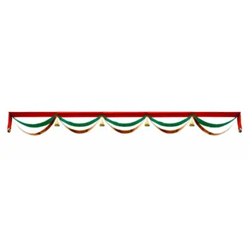 

1M Christmas Decorations Wavy Flags Ribbons Ceiling Decoration Hanging Flags for Home Party Office Decoration